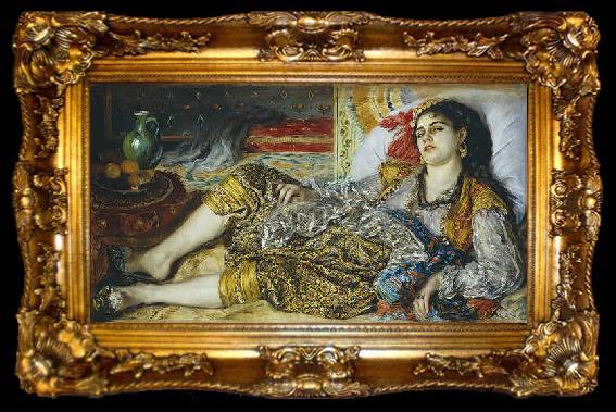 framed  Pierre Auguste Renoir Odalisque, ta009-2